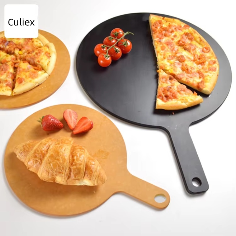 Wood Fiber Pizza Cutting Board Scene Display