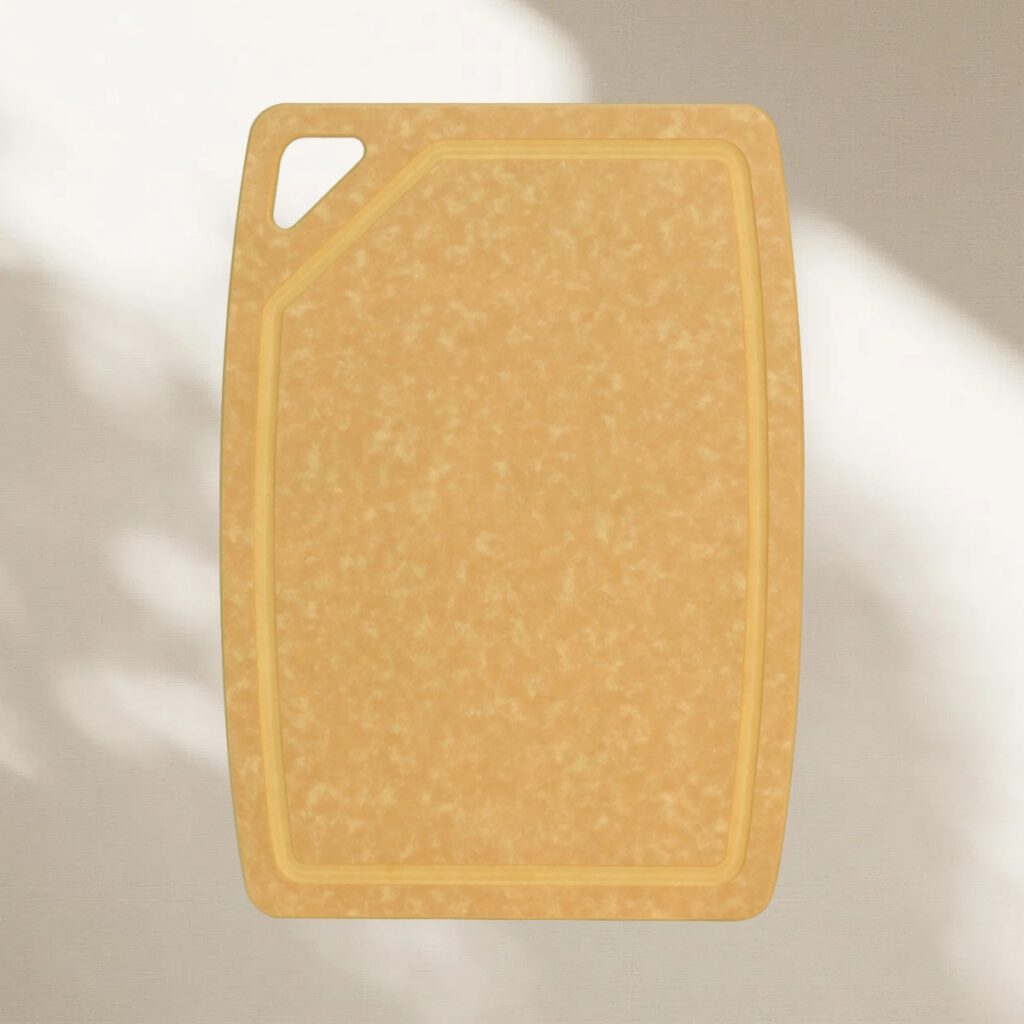 Non-Slip Natural Pine Cutting Board: Eco-Friendly for Fruit & Meat