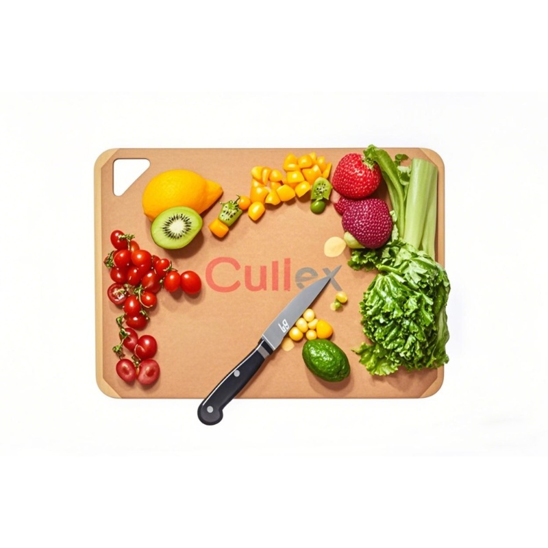 Wood Fiber Chopping Board Scene Display