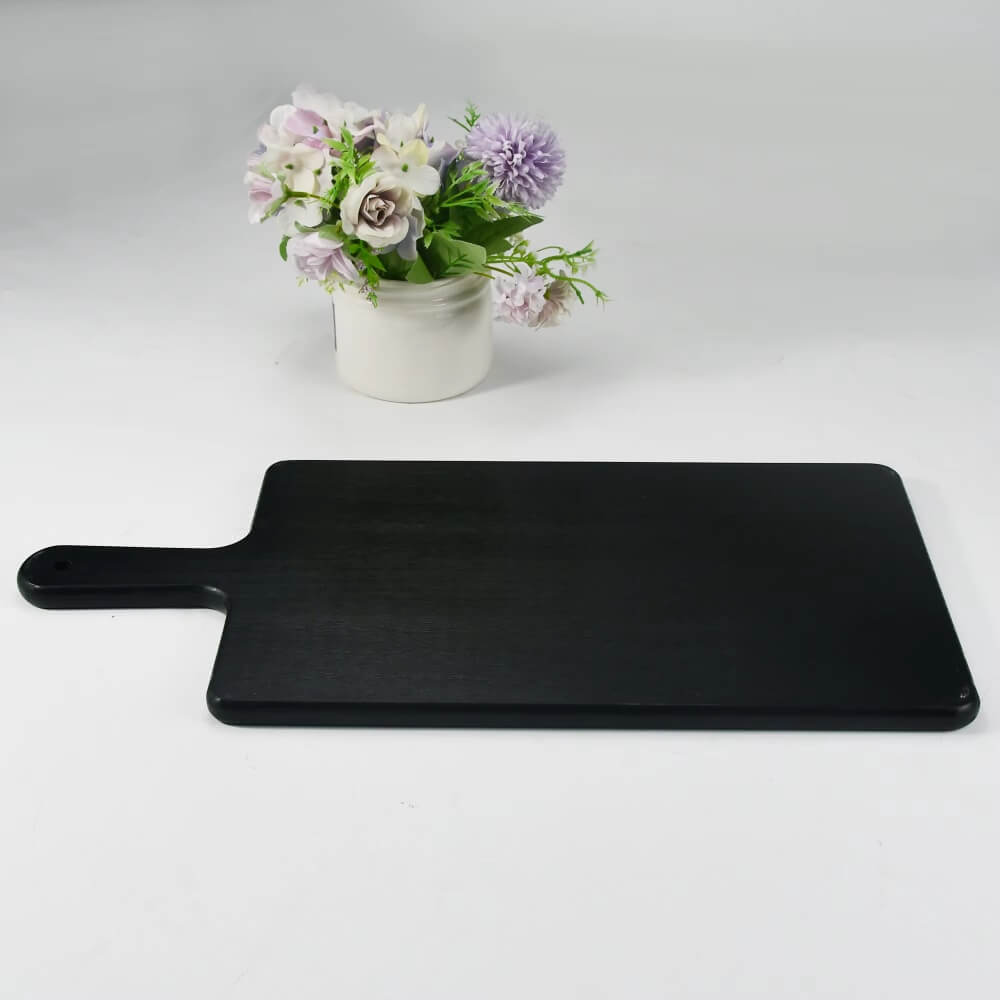 Custom Large Black Wood Fiber Steak Charcuterie Board