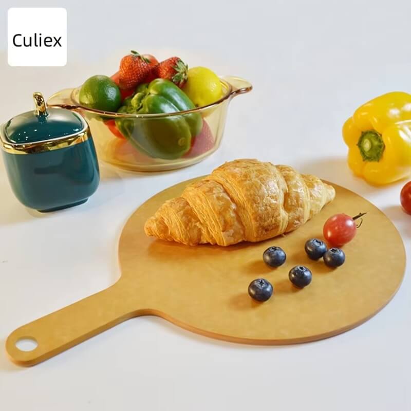 Wood Fiber Pizza Board Scene Display