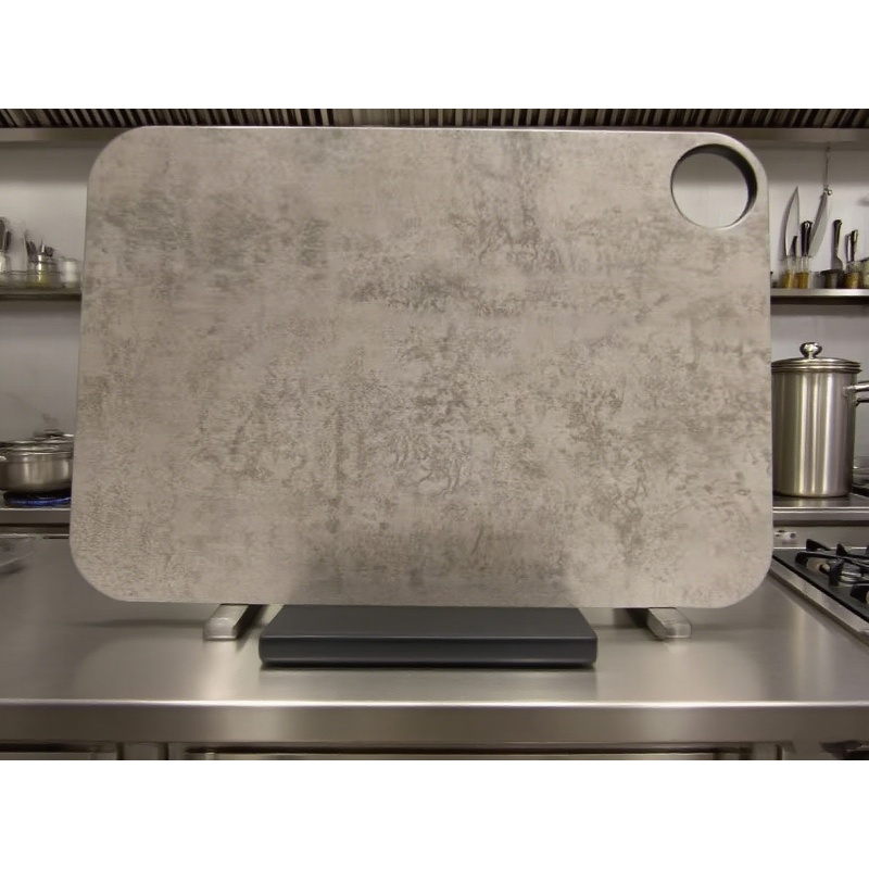 Modern Custom Versatile Black Wood - Fiber Chopping Board Rack