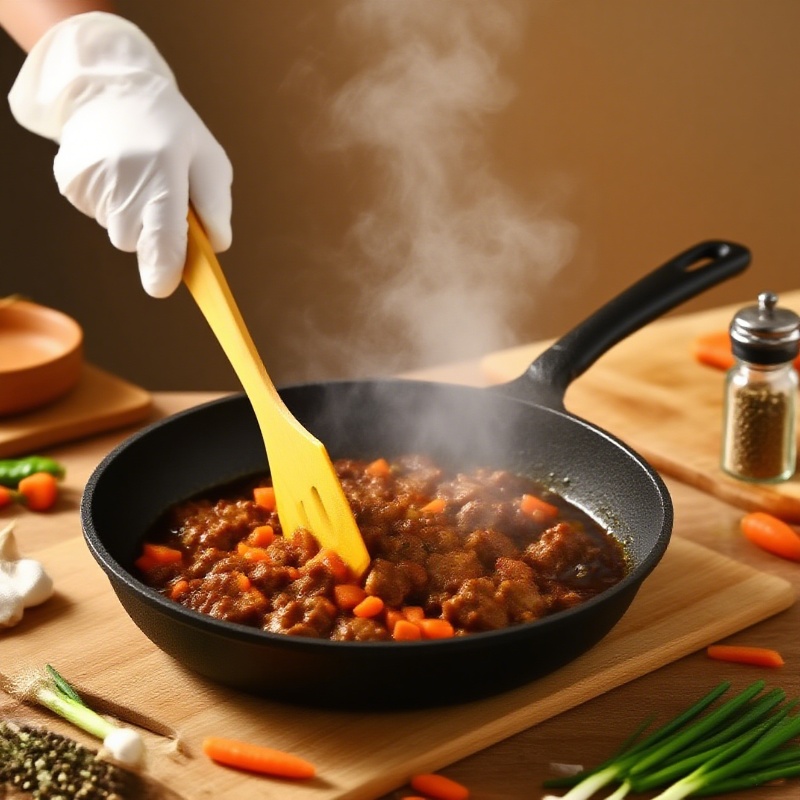 Wood Fiber Composite Kitchen Spatula Scene Display