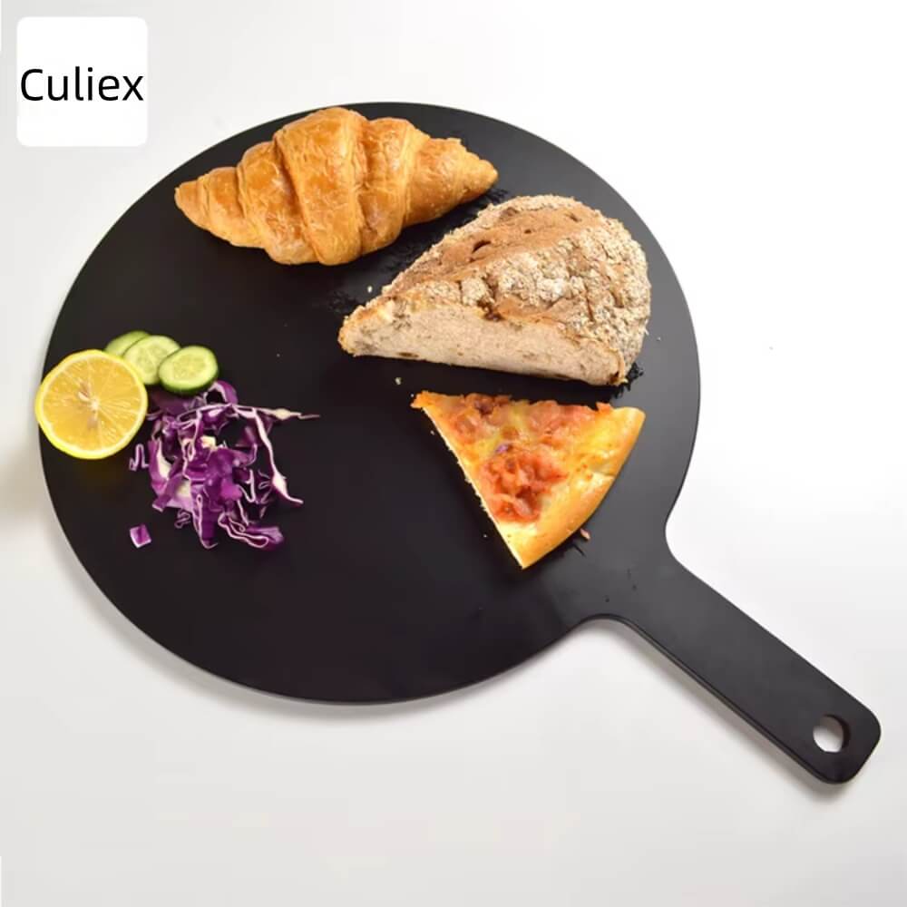 Antibacterial Custom Black Cutting Board Pizza Tray for Restaurant Wholesale