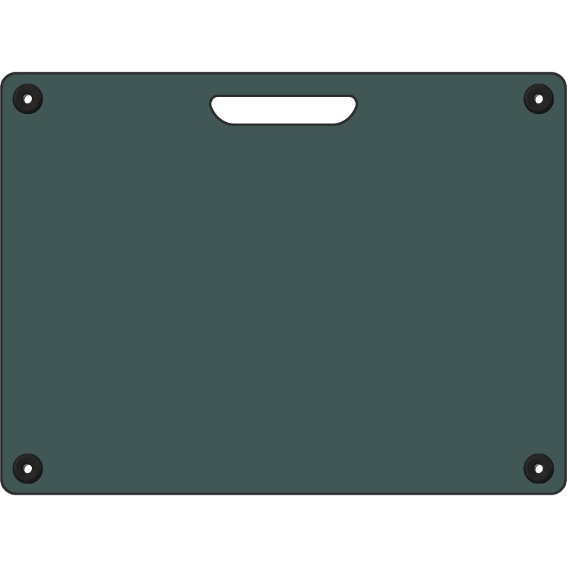 Dark Green Wood Fiber Chopping Board