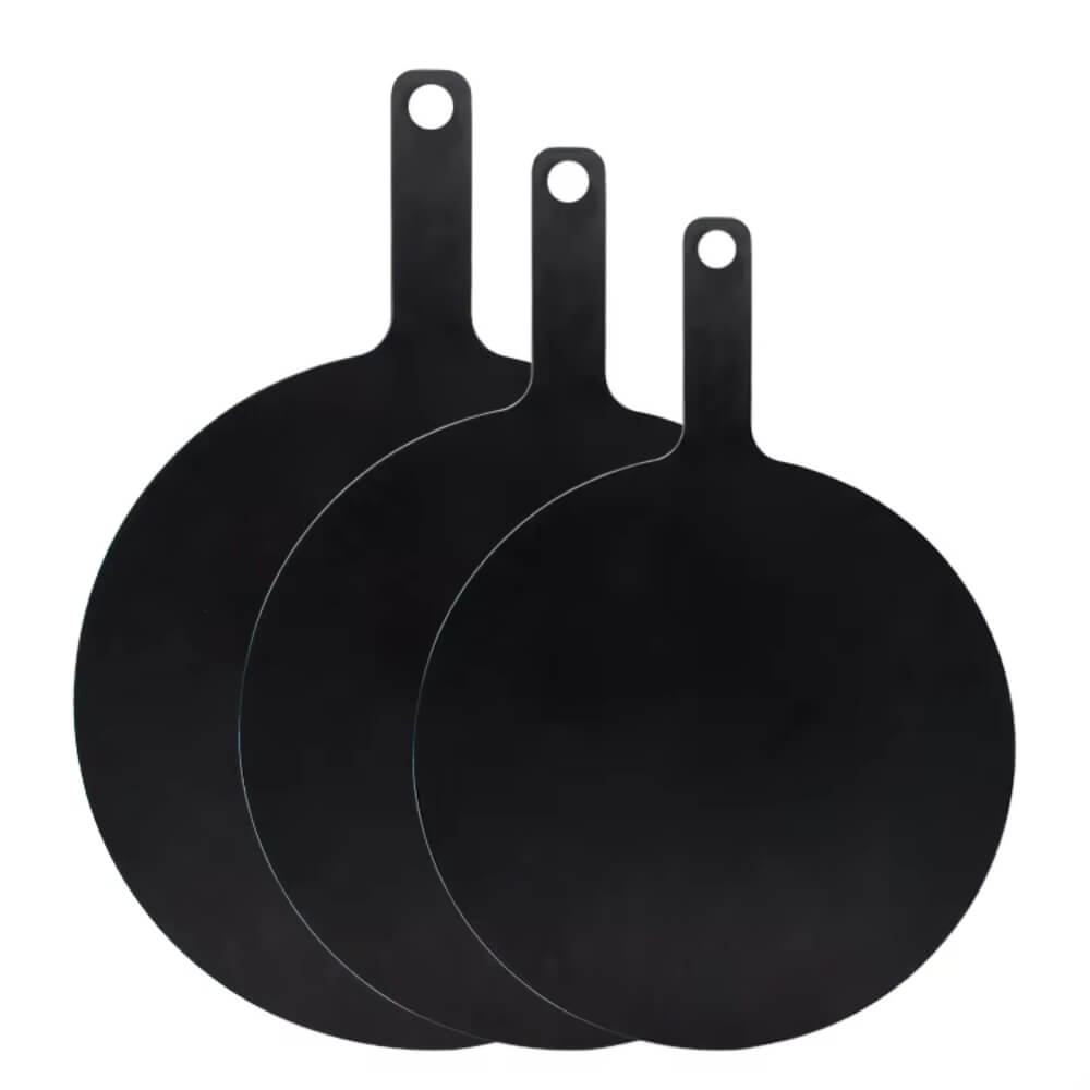 Antibacterial Custom Black Cutting Board Pizza Tray for Restaurant Wholesale