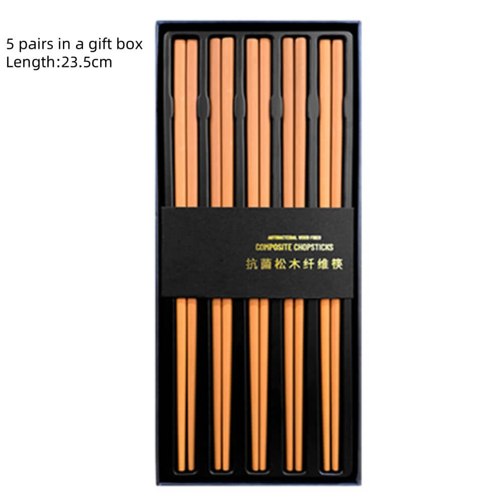 Wood Fiber Chopsticks-5 pairs